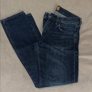 J. Crew 484 Dark Blue Straight Jeans